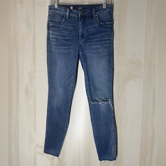 Kut from the Kloth Connie Fab AB ankle skinny distressed jeans, size 4‎ - Picture 1 of 16